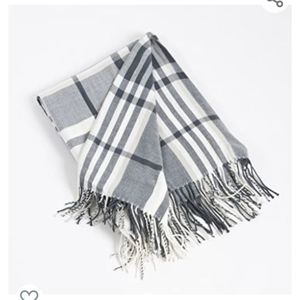 Gray Plaid Blanket